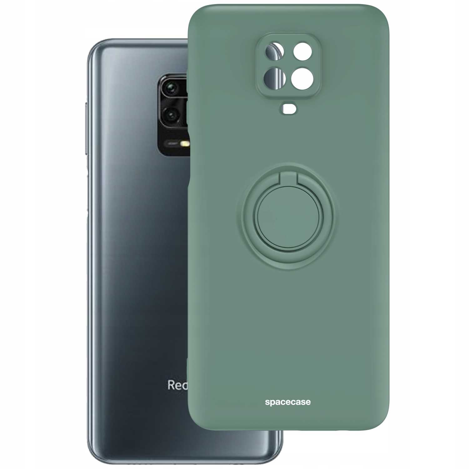 Spacecase Silicone Ring Redmi Note 9S/9 Pro Dark Green
