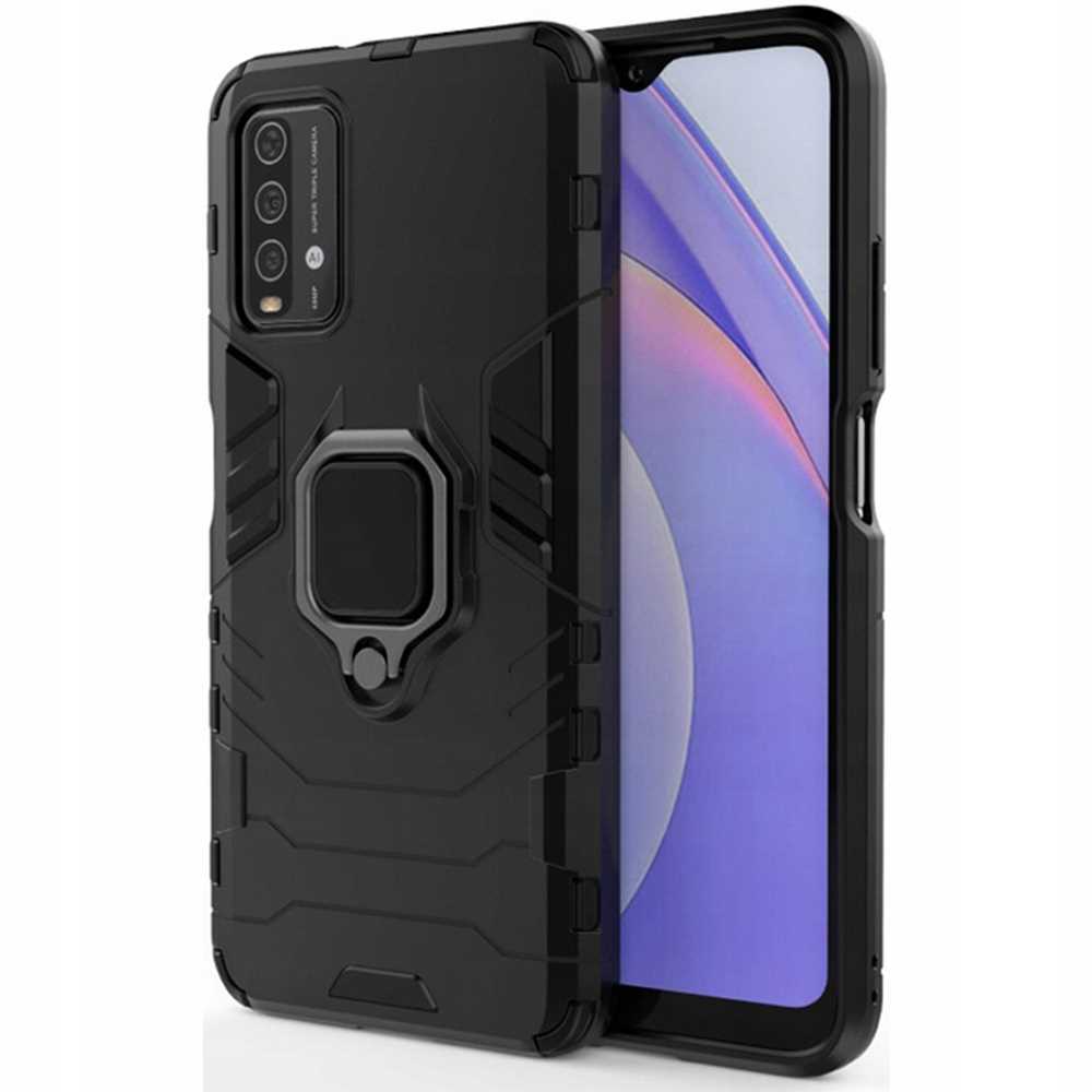 Spacecase X-Ring Redmi 9T Czarny