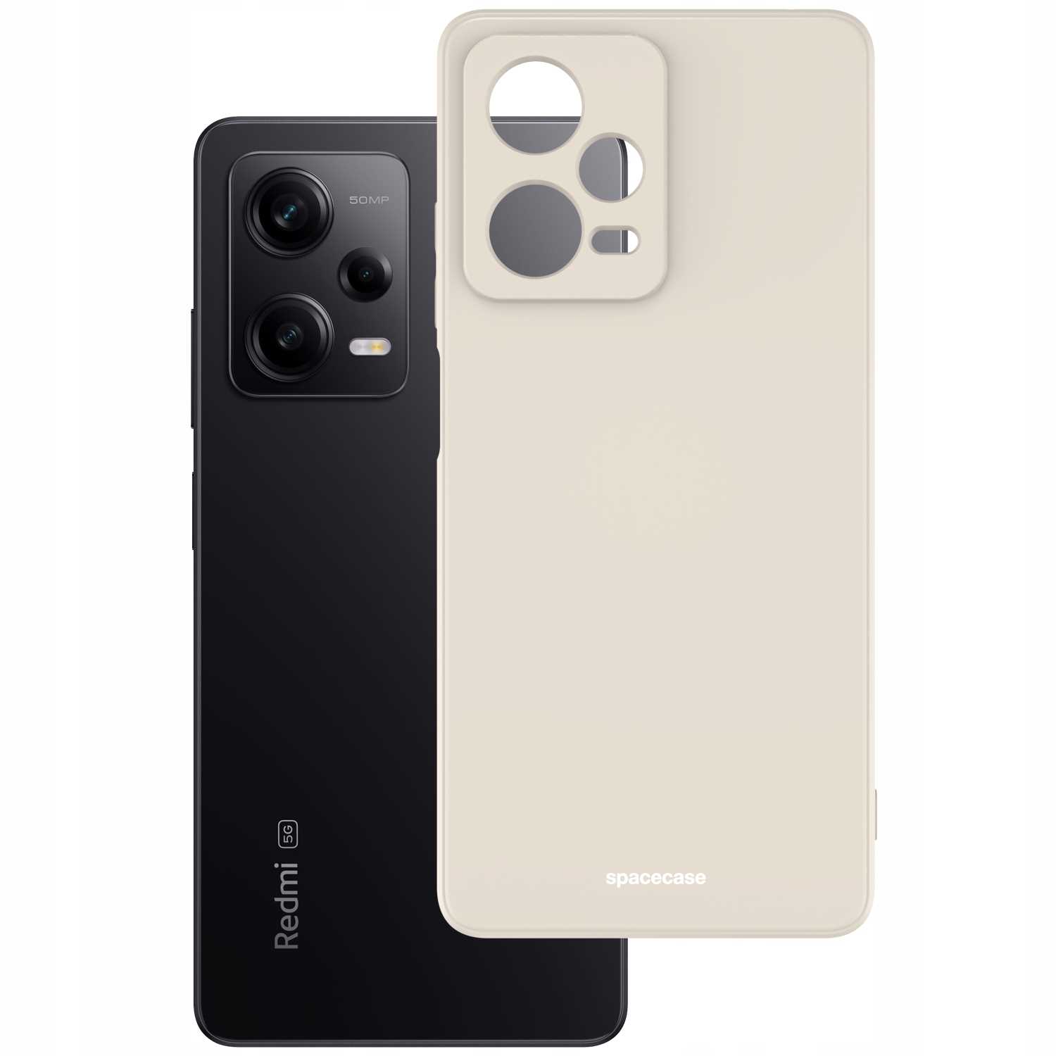 Spacecase Silicone Case Redmi Note 12 Pro 5G Bone