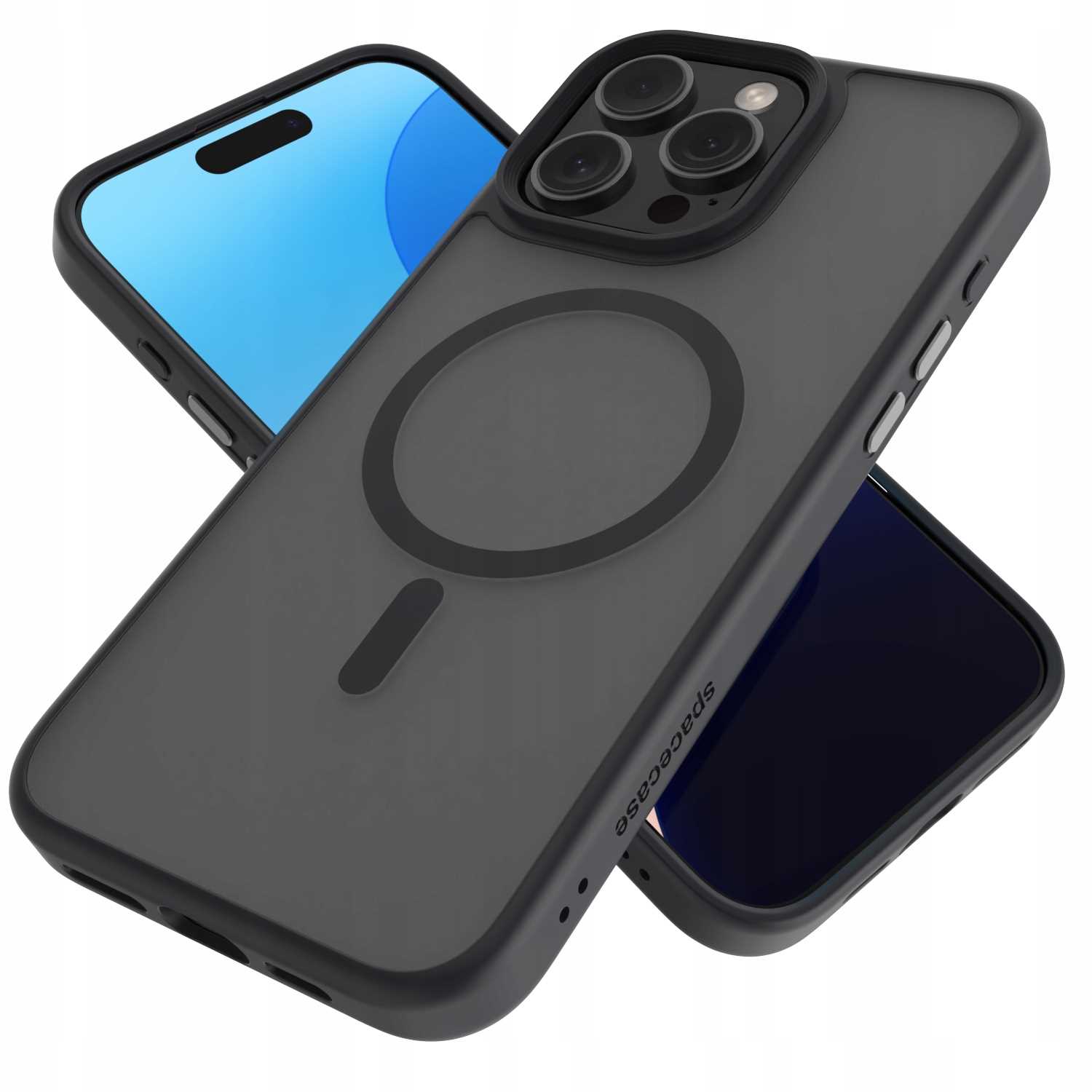 Spacecase Hybrid Mag iPhone 16 Pro Max black