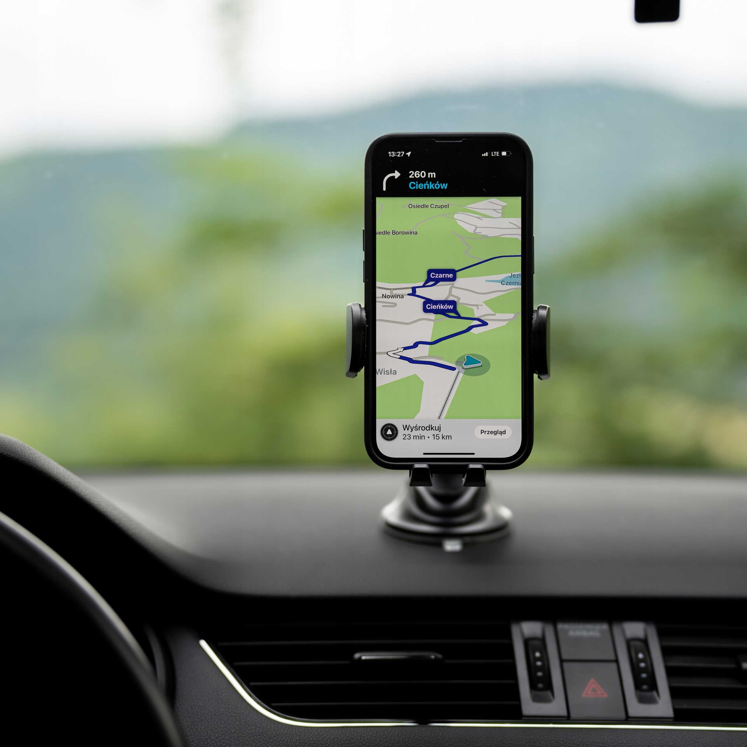 Spacecase Car Holder Sc13 Ghost Dash/Windshield Black