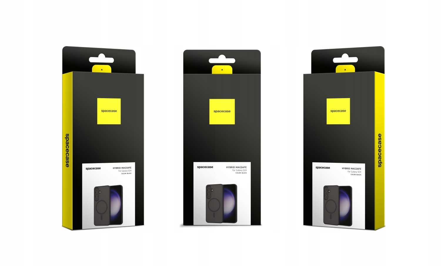 Spacecase Hybrid Mag Galaxy S24 black