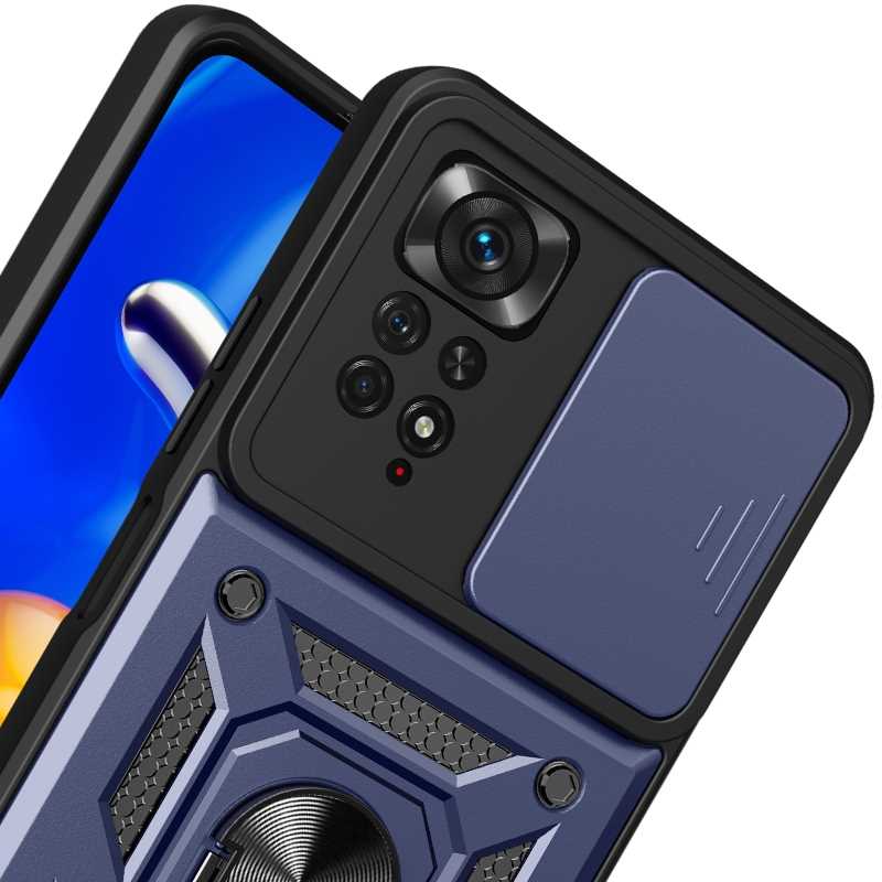 Spacecase Camring Redmi Note 11 Pro 5G Blue