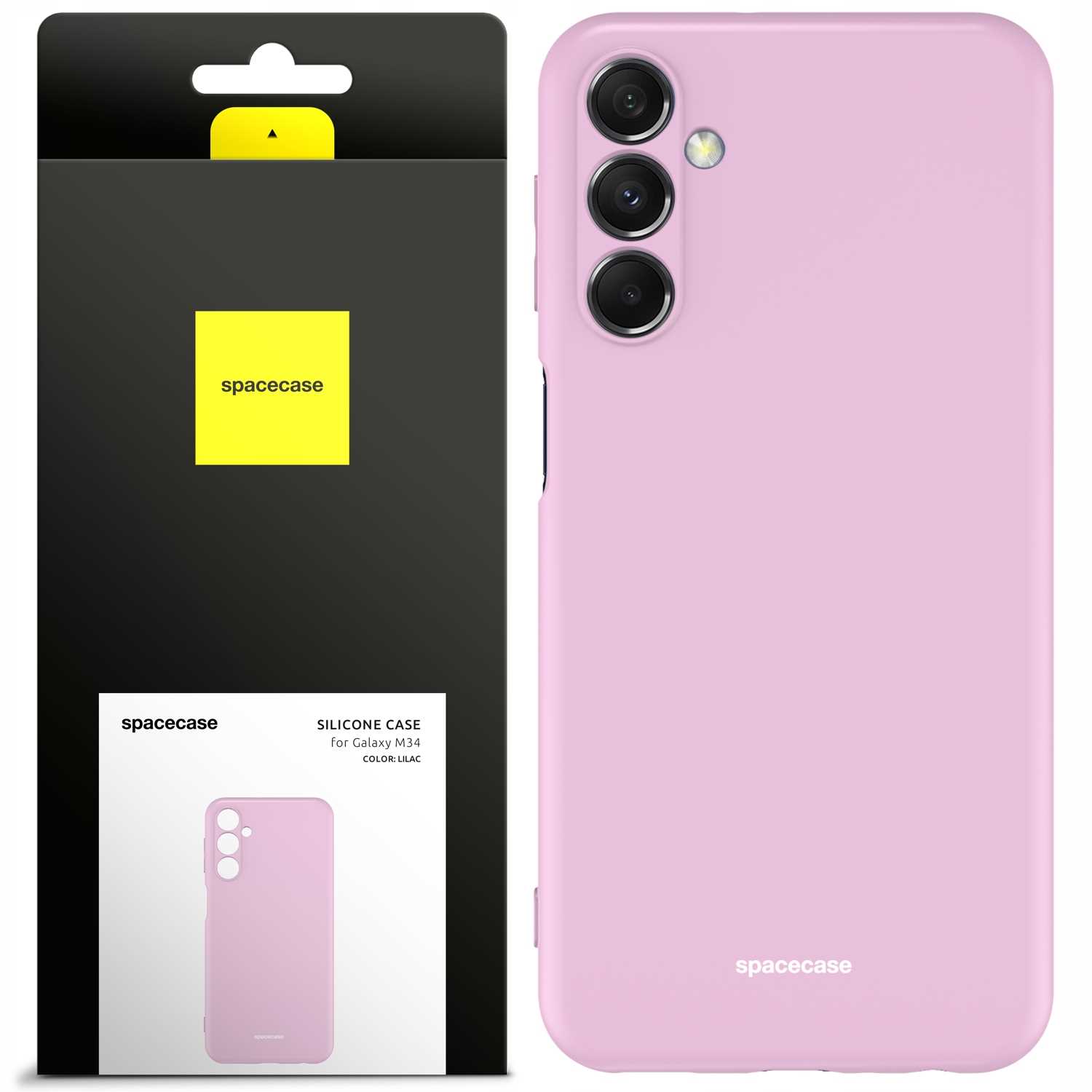 Spacecase Silicone Case Galaxy M34 Lilac