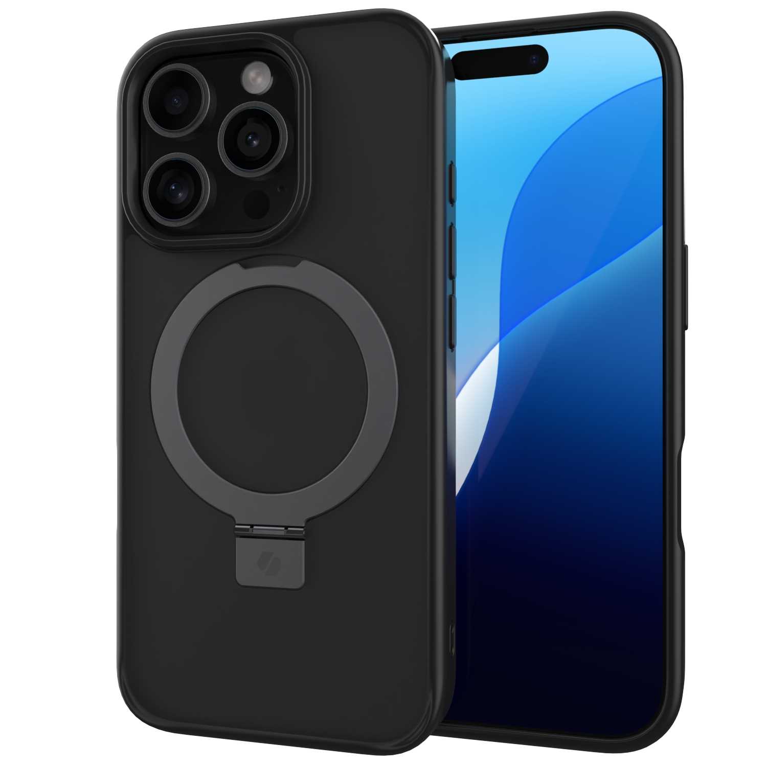 Spacecase Ring Pro Mag Iphone 16 Pro Black