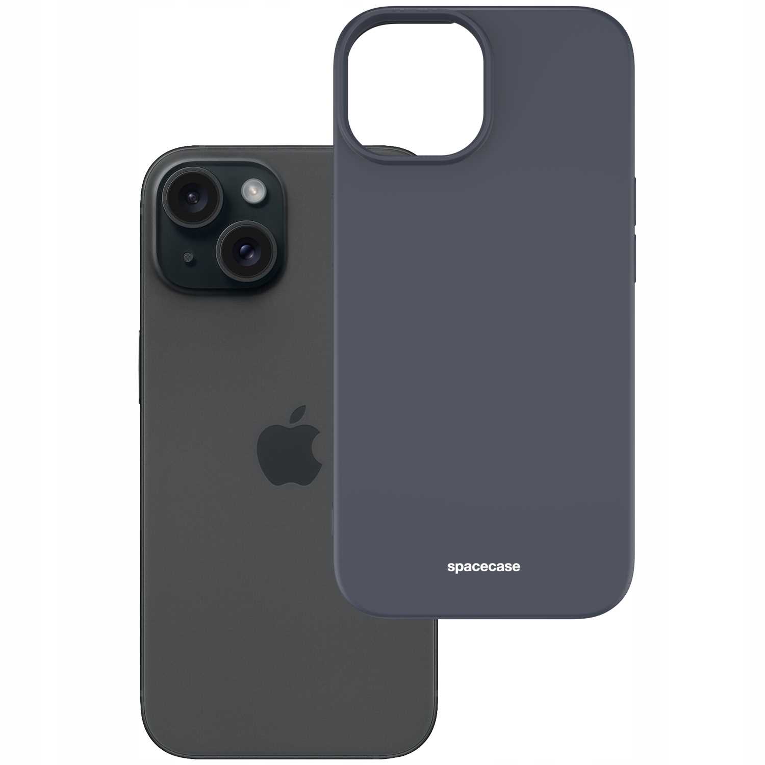 Spacecase Silicone Case Iphone 15 Black