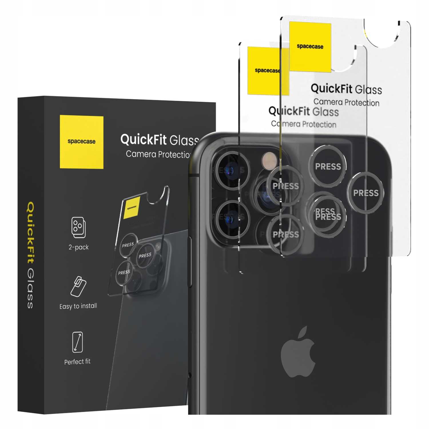 Spacecase QuickFit Camera iPhone 11 Pro/11 Pro Max/12 Pro black