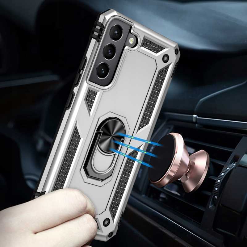 Spacecase Ring Nx Galaxy S22 Srebrny