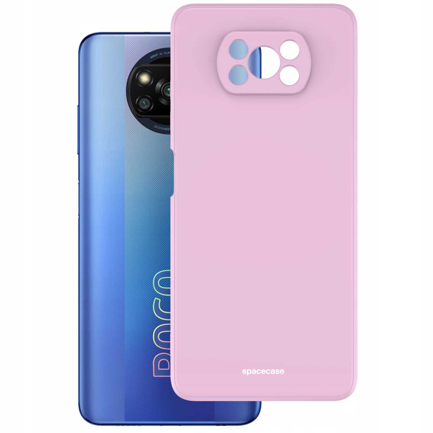 Spacecase Silicone Case Poco X3 Pro/Nfc Lilac