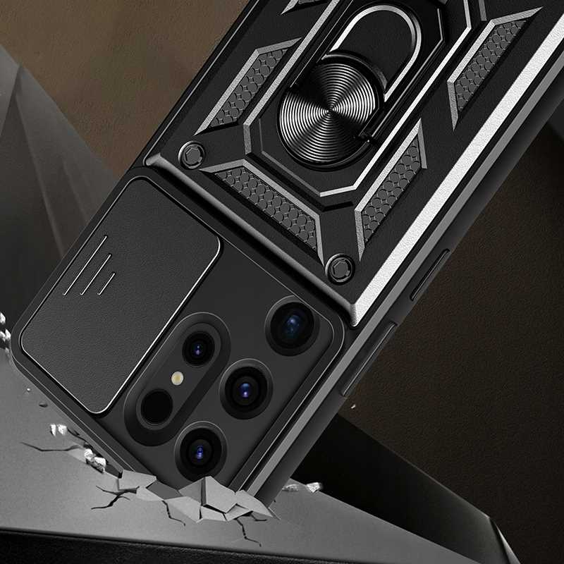 Spacecase Camring Galaxy S24 Ultra Black