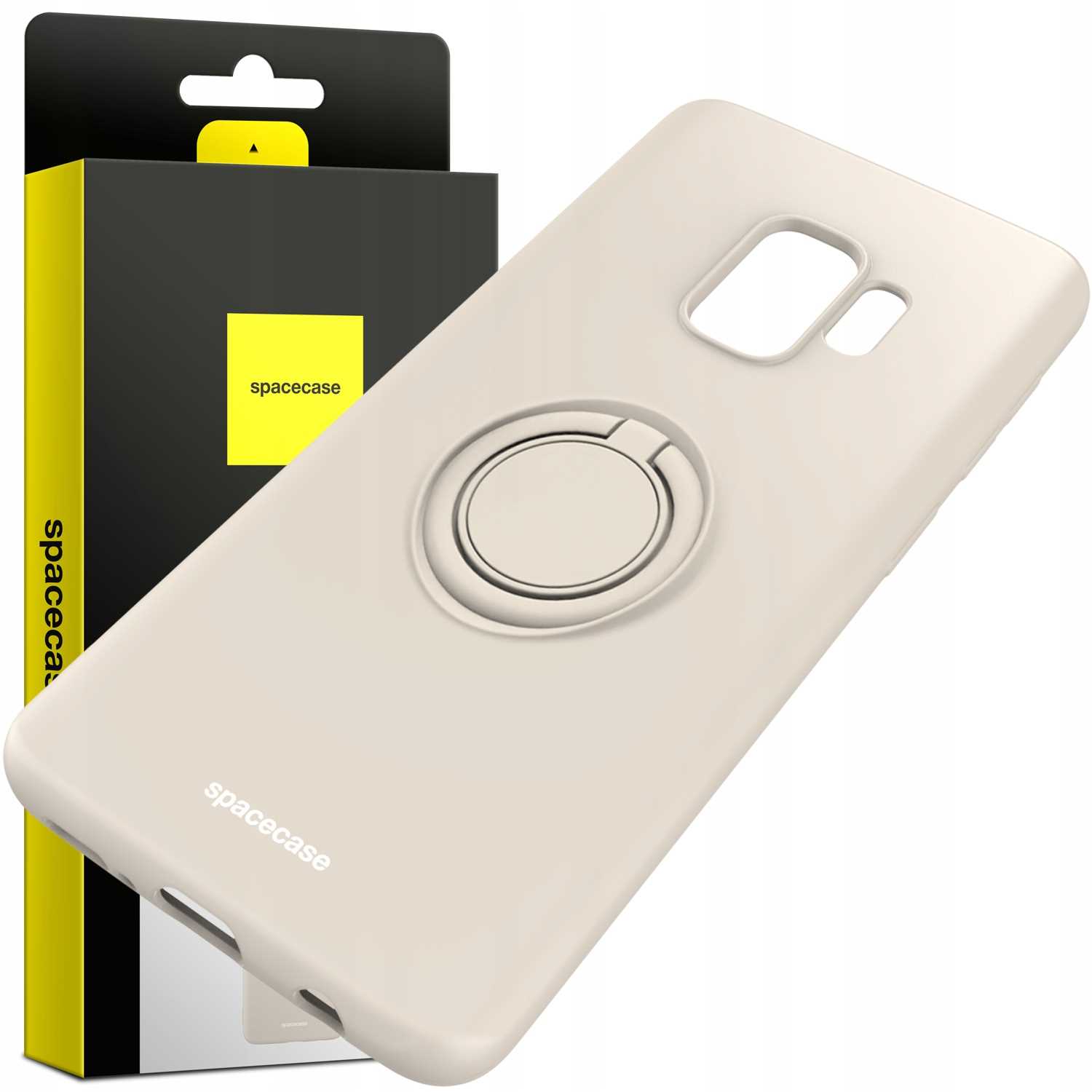 Spacecase Silicone Ring Galaxy S9 bone
