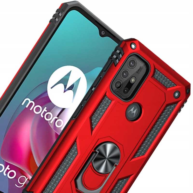 Spacecase Ring Nx Motorola Moto G10/G30 Czerwony