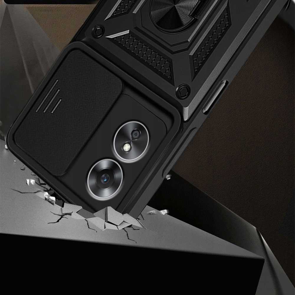 Spacecase Camring Oppo A17 black