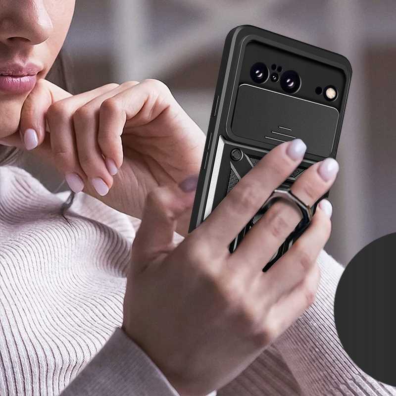 Spacecase Camring Google Pixel 8 black
