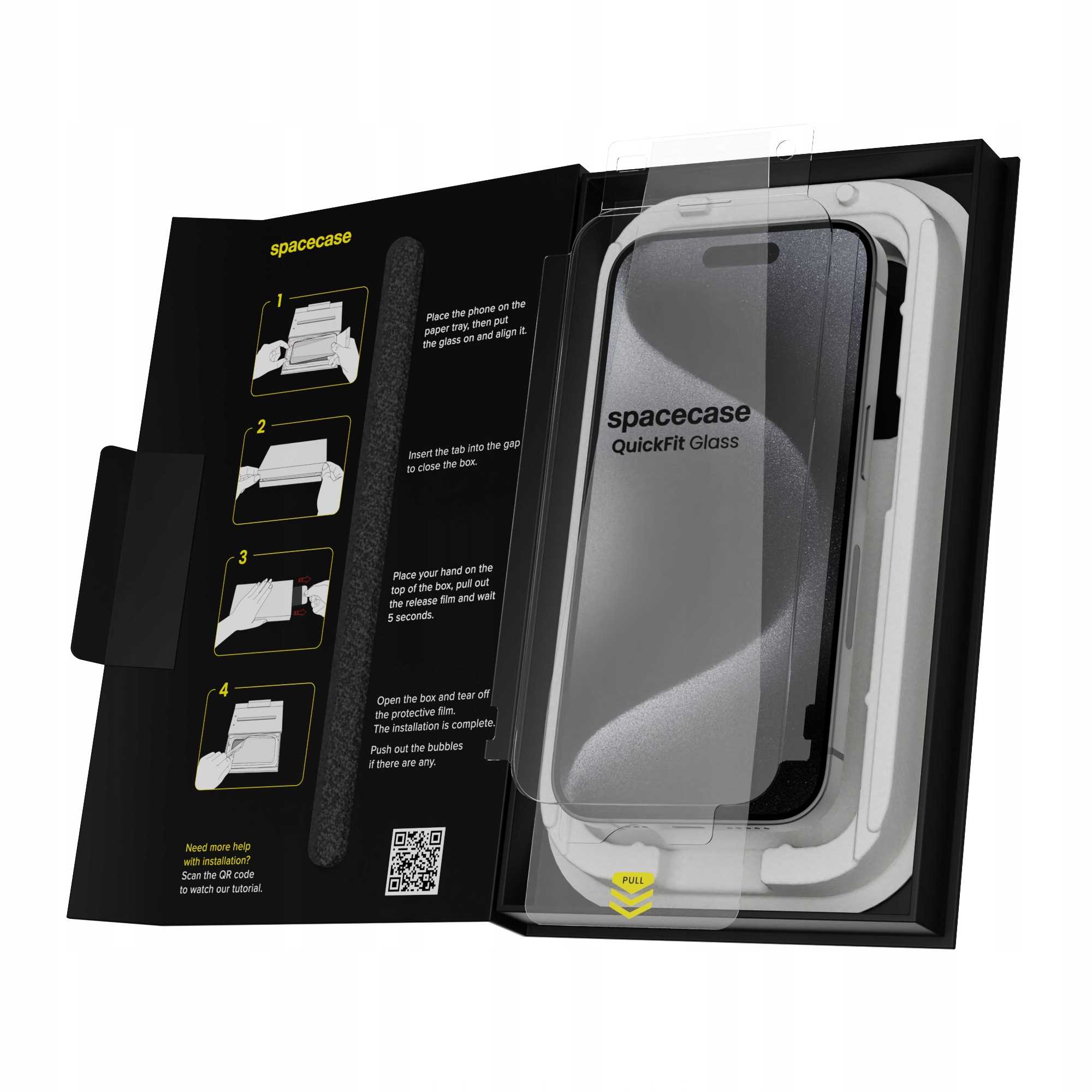 Spacecase QuickFit Glass IPhone 15 Pro