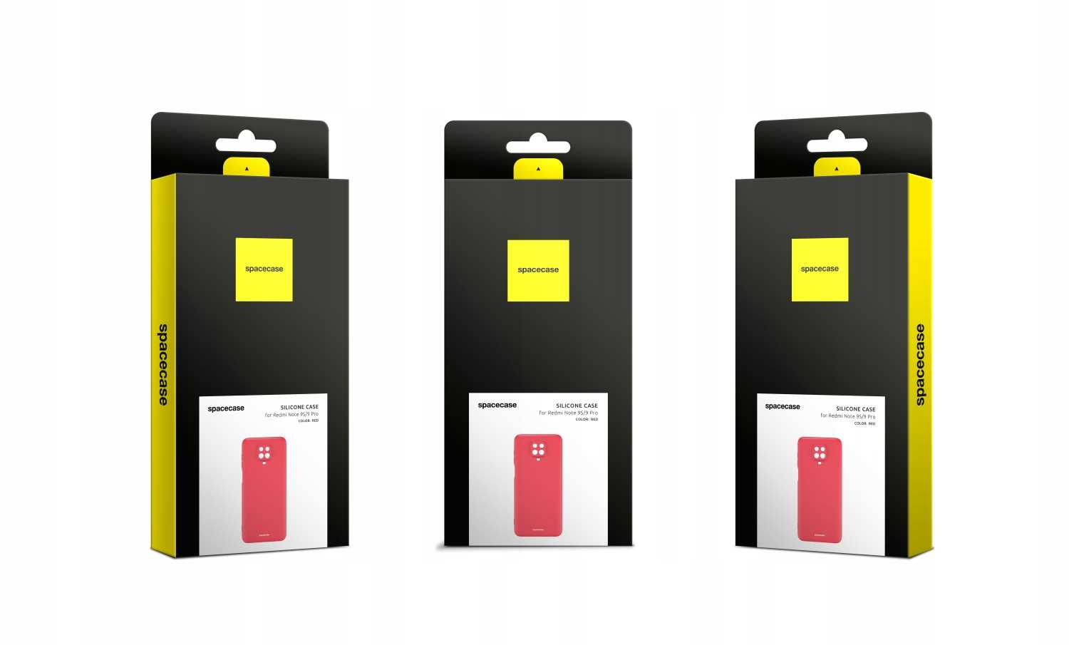 Spacecase Silicone Case Redmi Note 9S/9 Pro Red