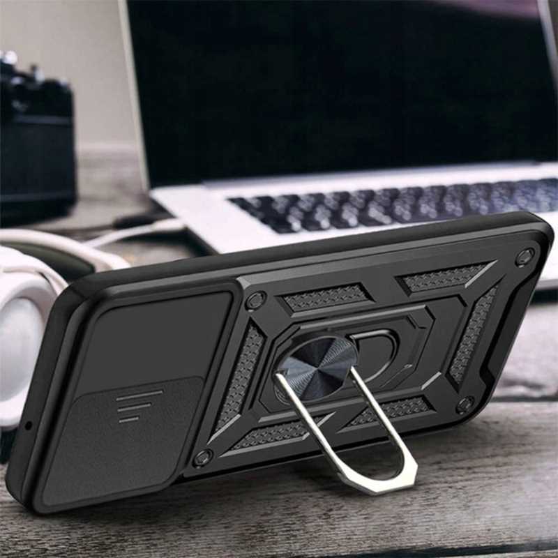 Spacecase Camring Poco X6 / Rm Note 13 Pro 5G Black