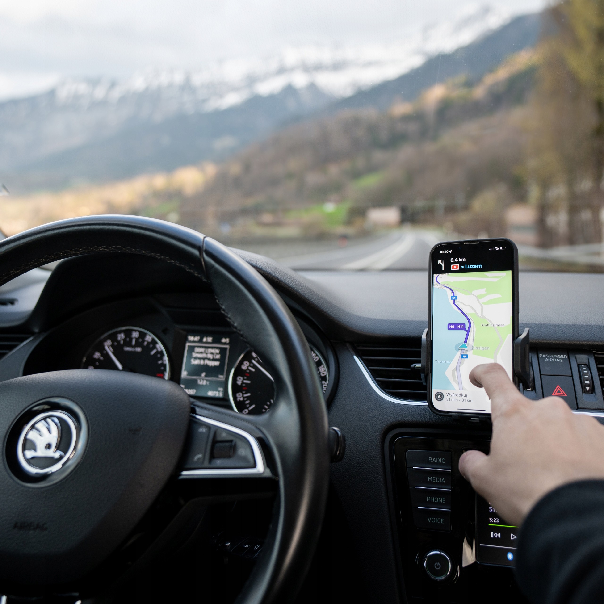 Spacecase Car Holder SC16 Universal Air Vent black