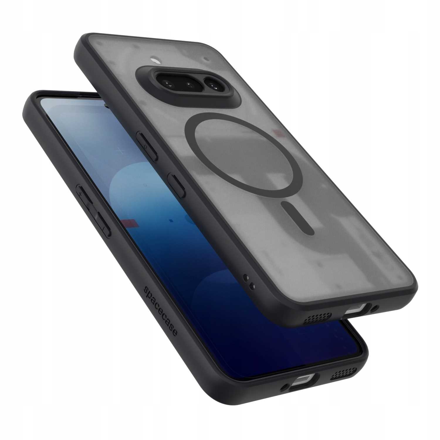 Spacecase Hybrid Mag Nothing Phone 3a black