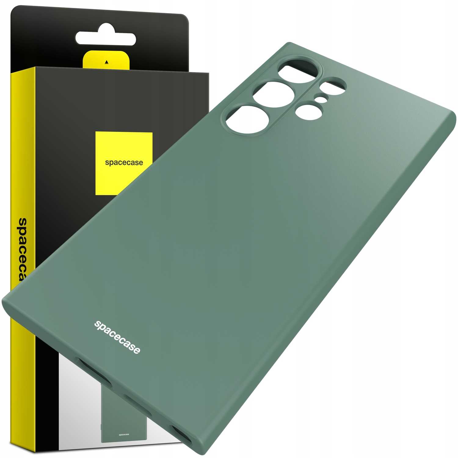Spacecase Silicone Case Galaxy S24 Ultra dark green