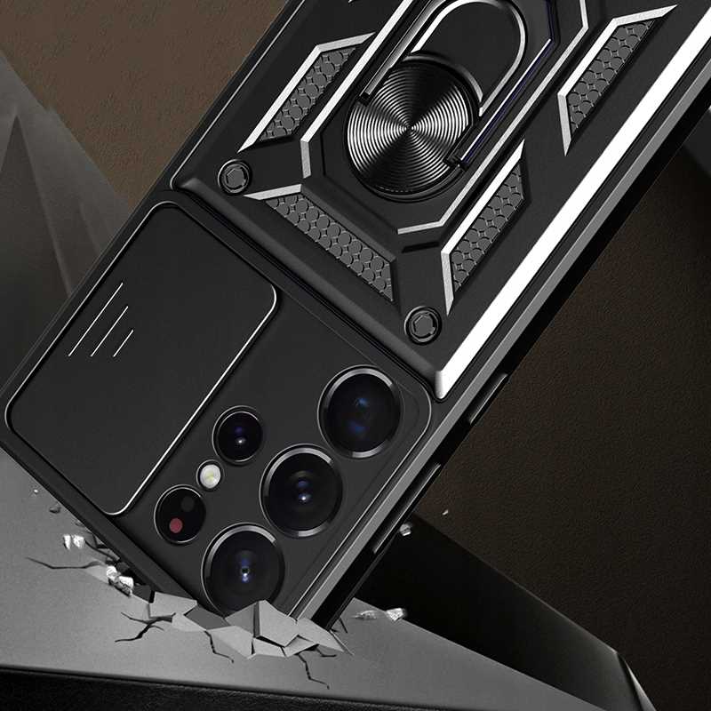 Spacecase Camring Galaxy S23 Ultra Black