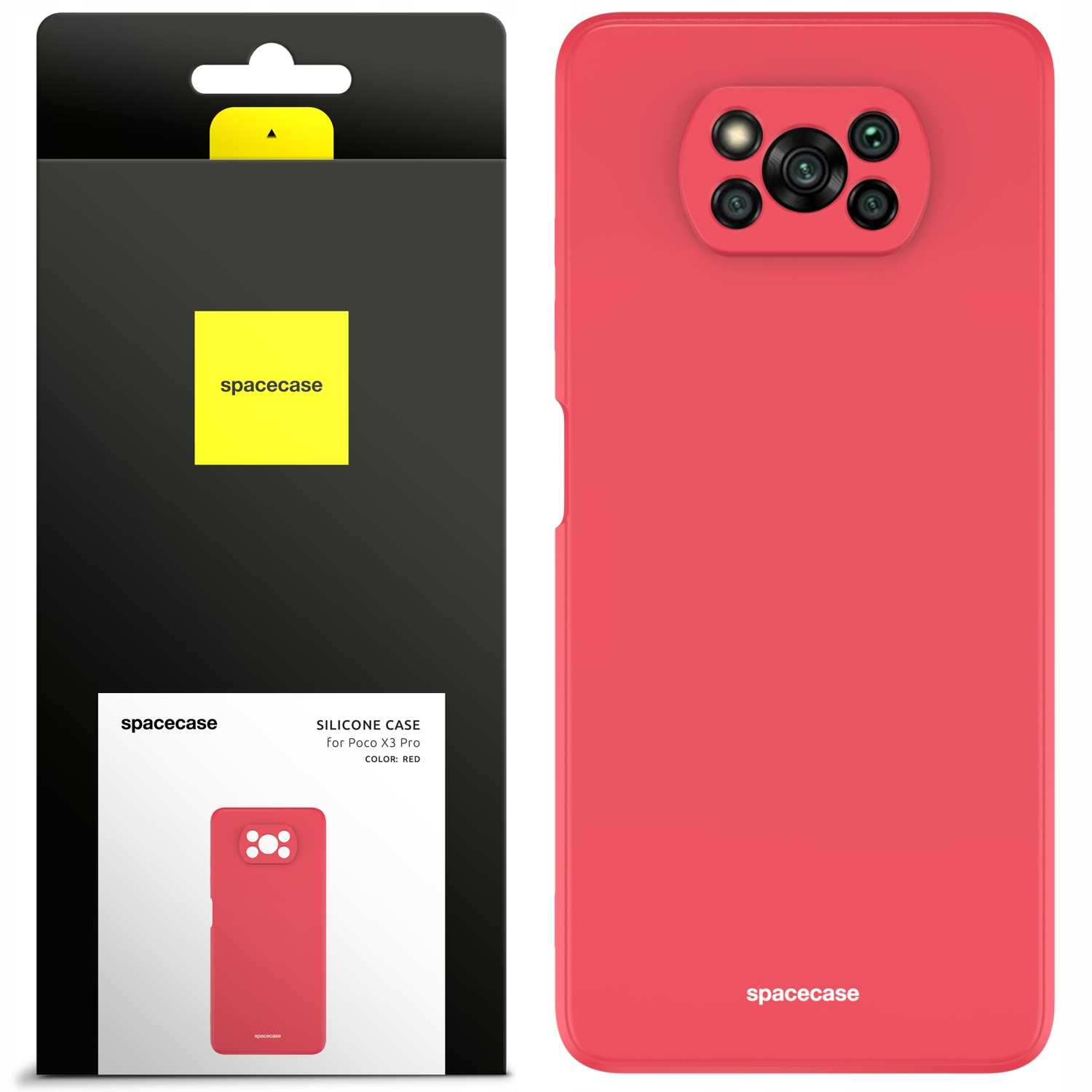 Spacecase Silicone Case Poco X3 Pro/Nfc Red