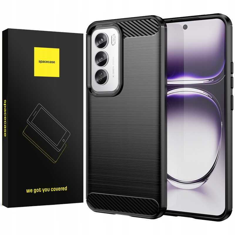 Spacecase Carbon Oppo Reno 12 Pro 5G Black