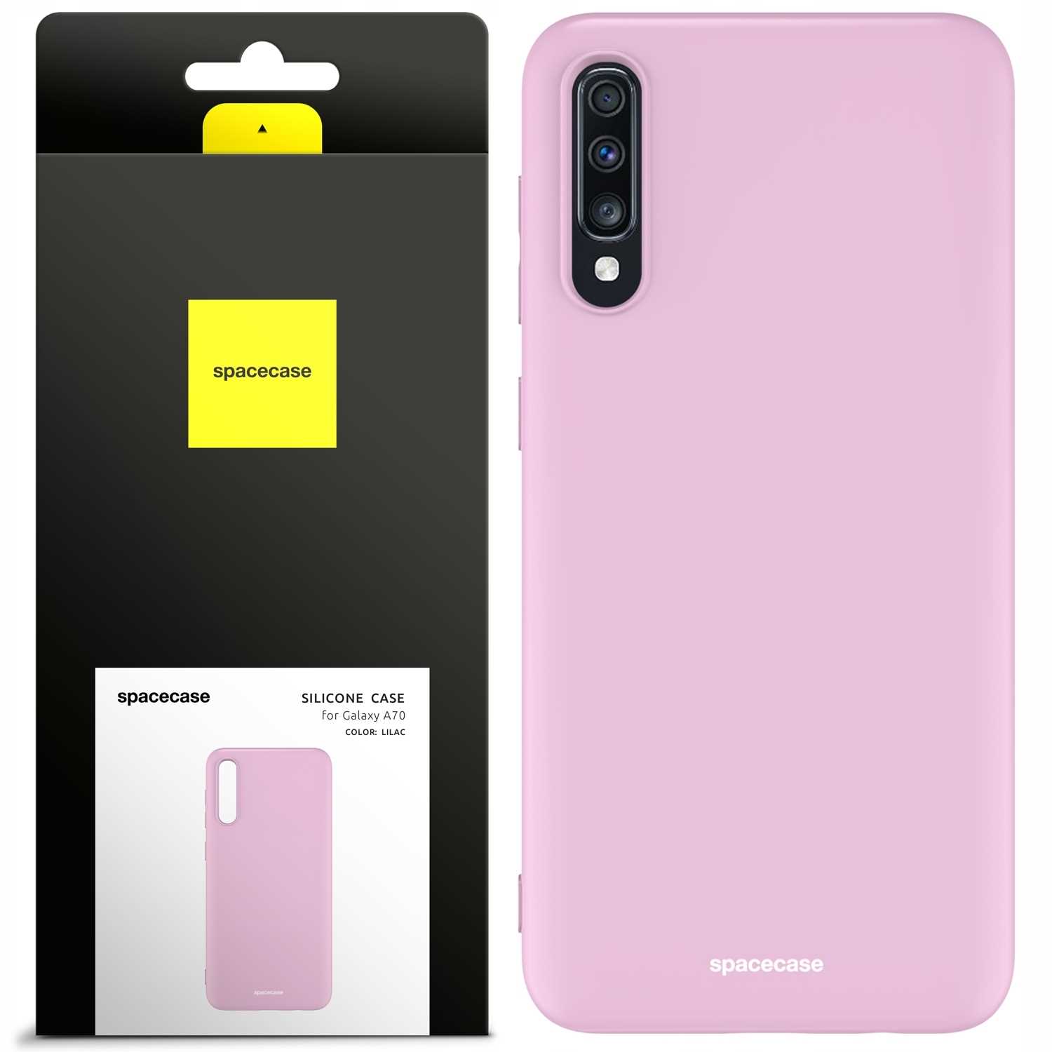 Spacecase Silicone Case Galaxy A70 Lilac