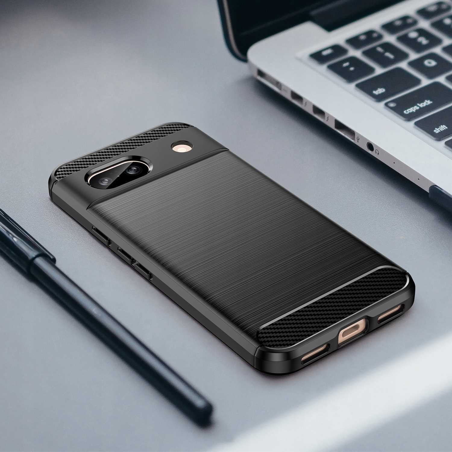 Spacecase Carbon Google Pixel 8A Black