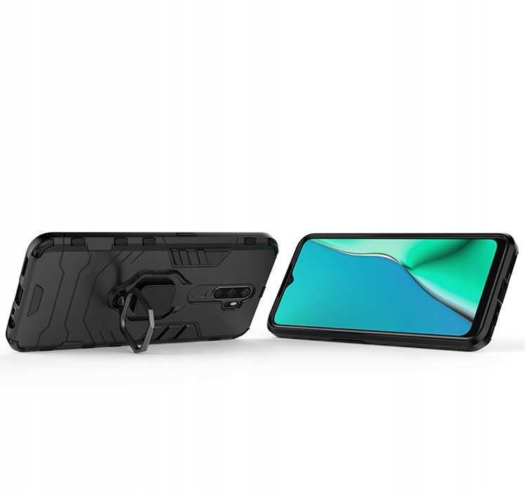 Spacecase X-Ring Oppo A5/A9 2020 Czarny