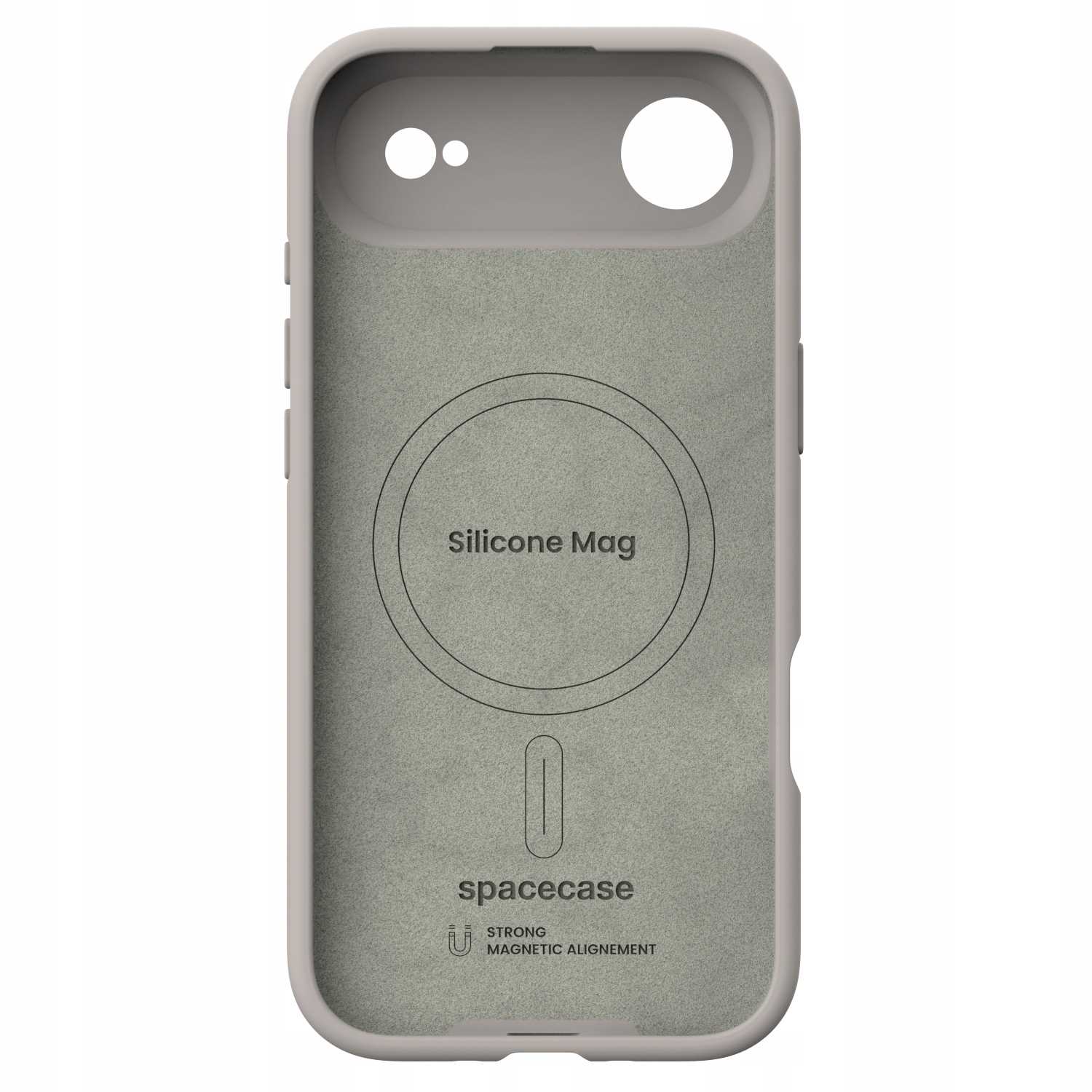 Spacecase Silicone Mag iPhone 17 Air stone