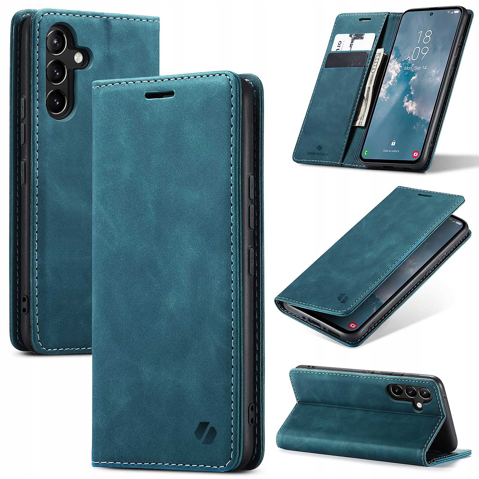 Spacecase Wallet Galaxy A54 5G blue