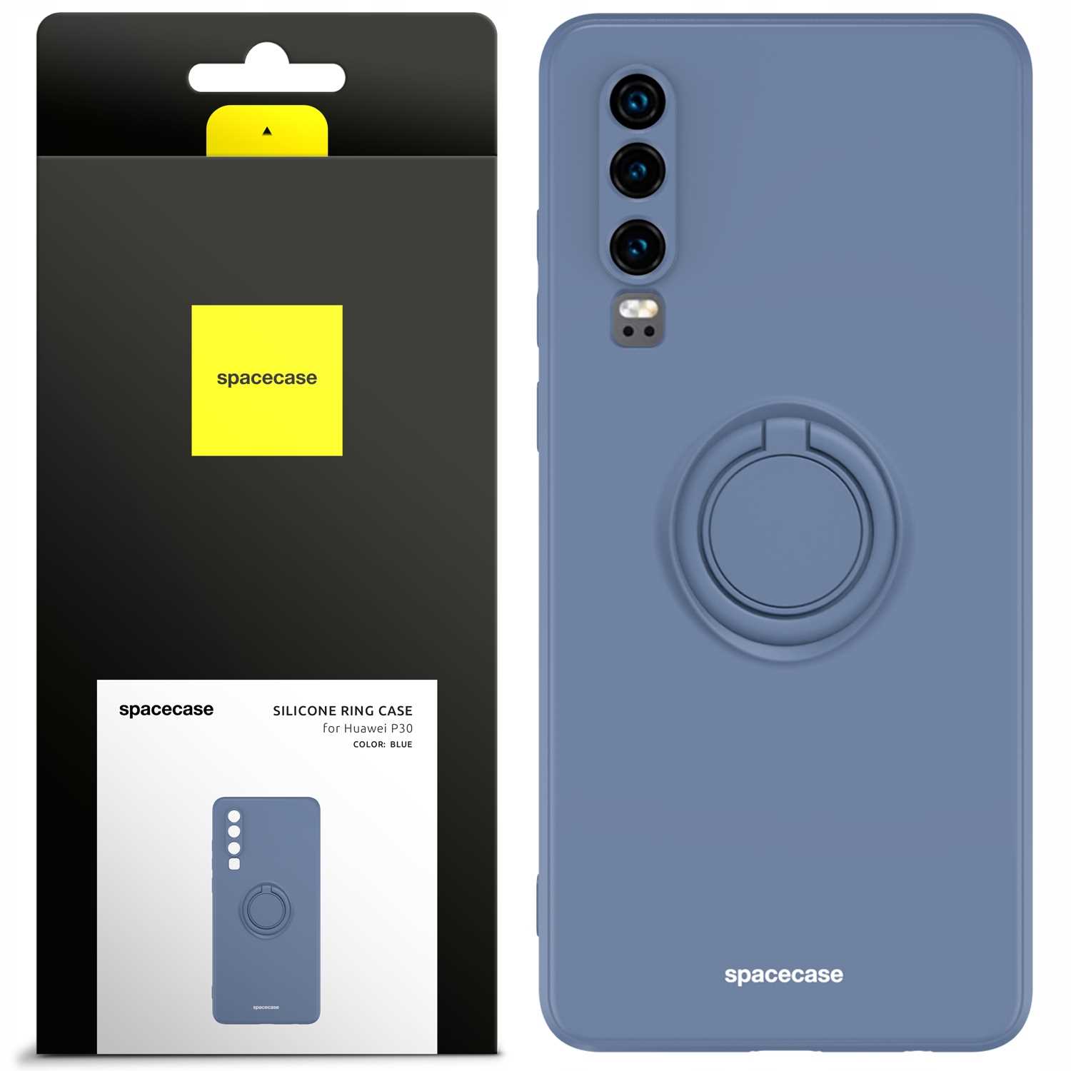Spacecase Silicone Ring Huawei P30 Blue