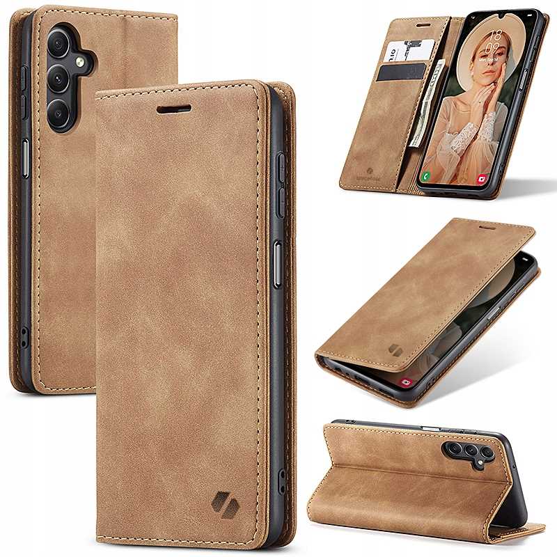 Spacecase Wallet Galaxy A35 5G Light Brown