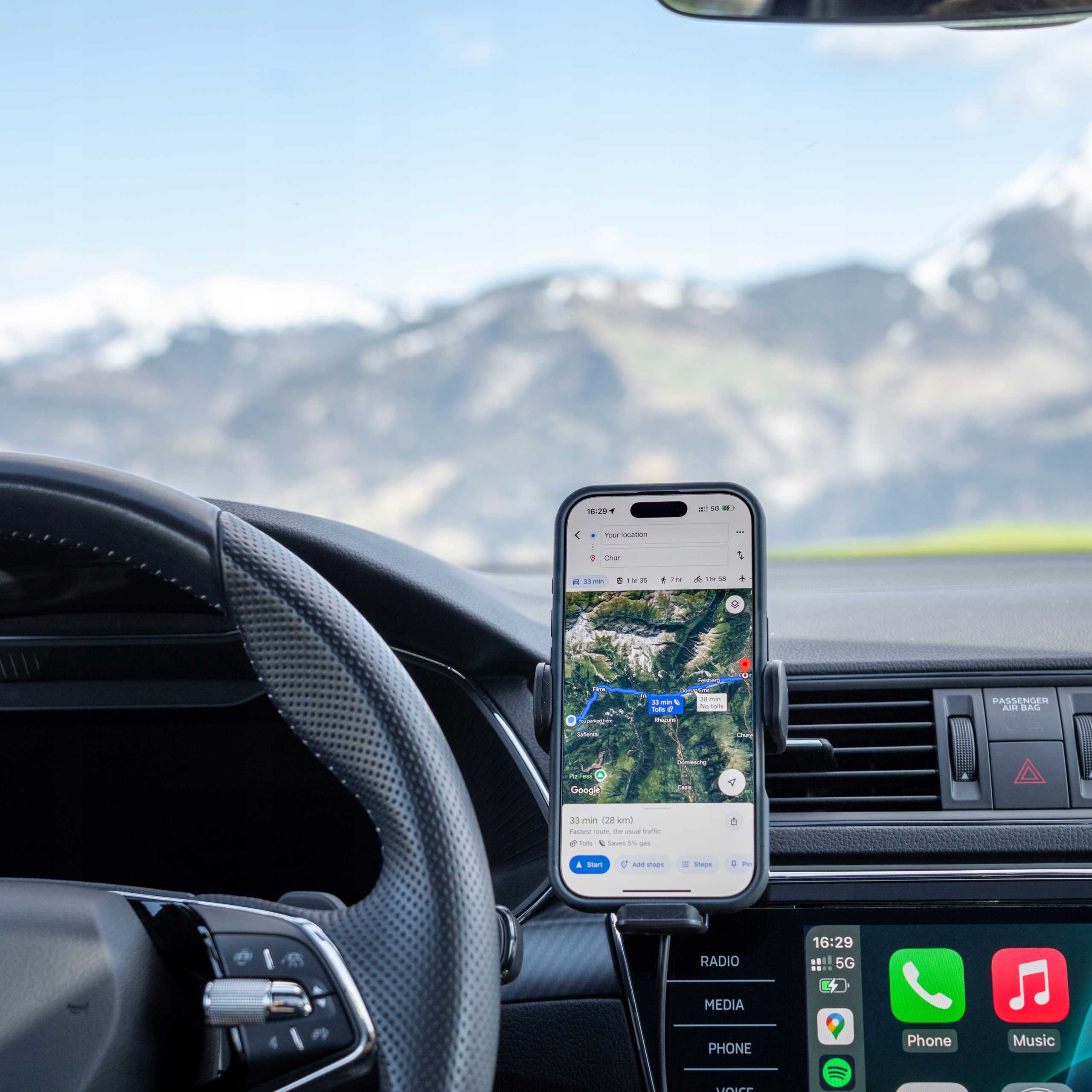 Spacecase Car Holder Air Vent Wireless Charge WM8B