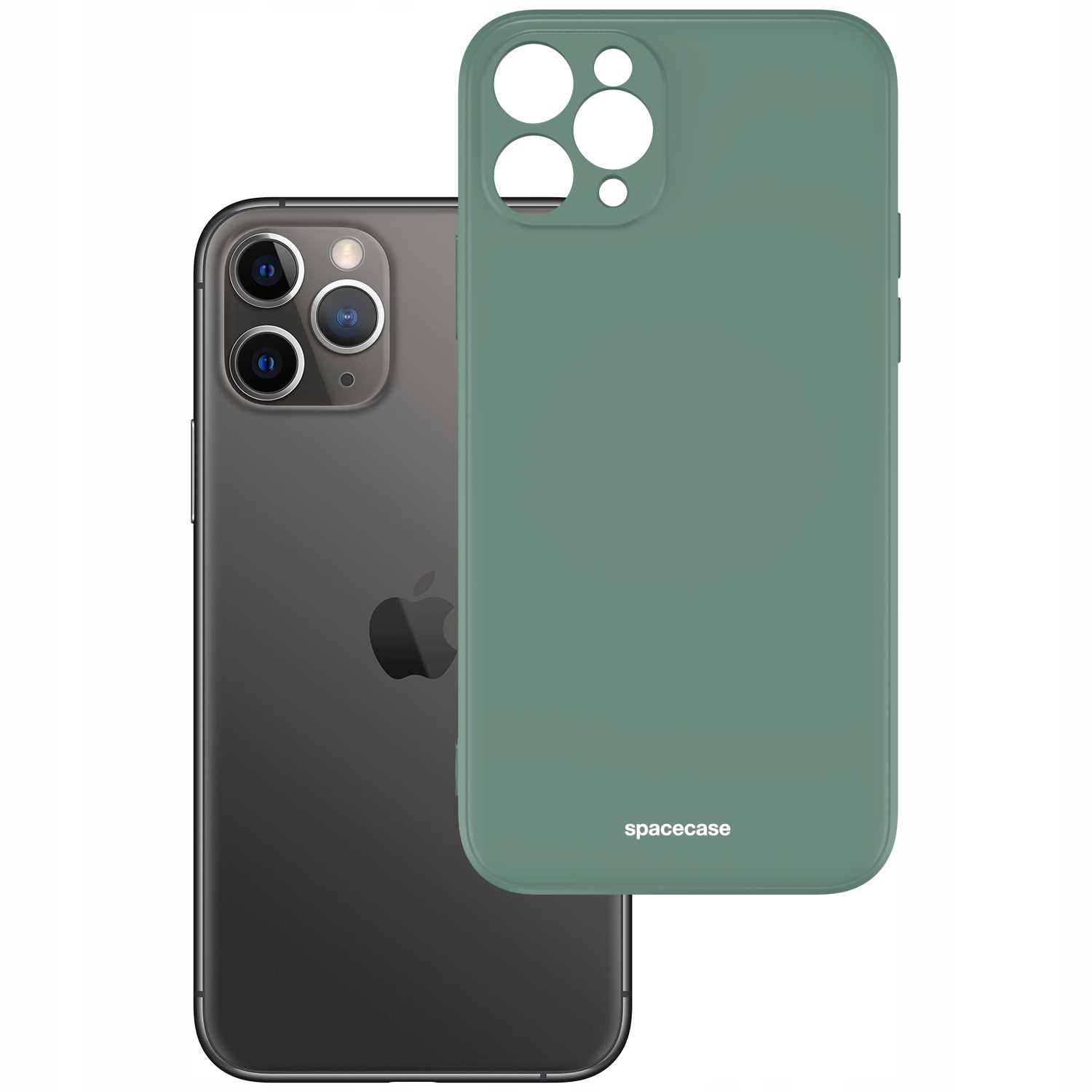Spacecase Silicone Case iPhone 11 Pro dark green