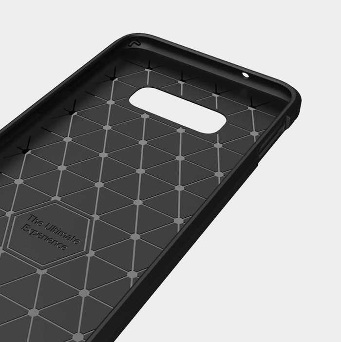 Spacecase Carbon Galaxy S10E czarny