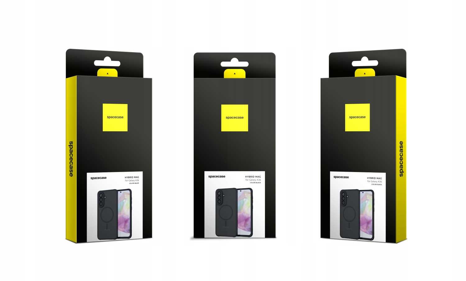 Spacecase Hybrid Mag Galaxy A36 5G black