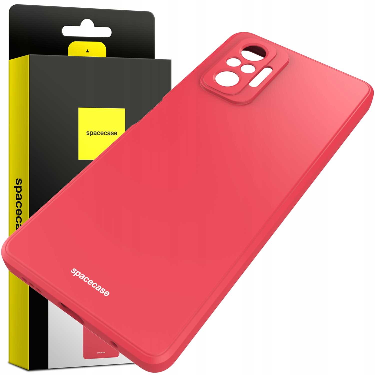 Spacecase Silicone Case Redmi Note 10 Pro red