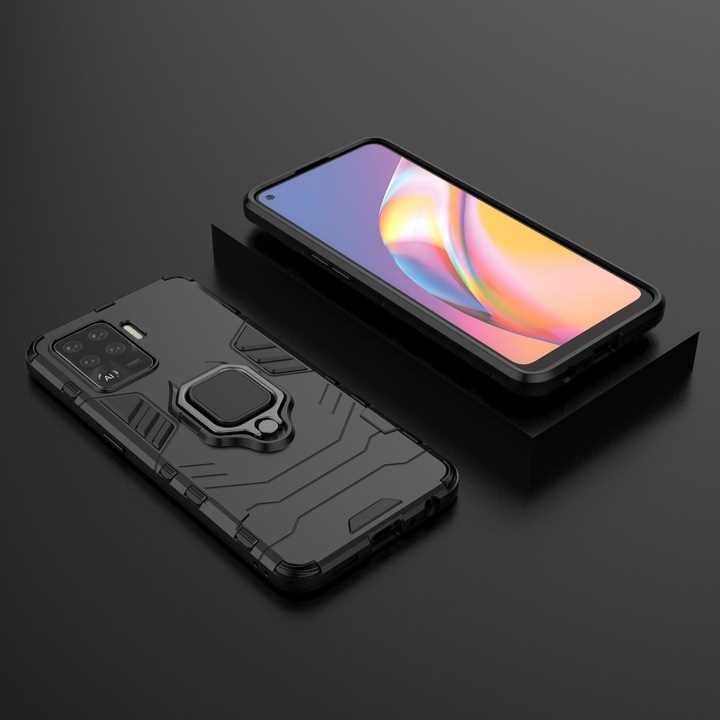 Spacecase X-Ring Oppo Reno 5 Lite czarny
