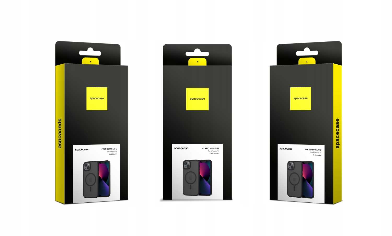 Spacecase Hybrid Mag Iphone 13 Black