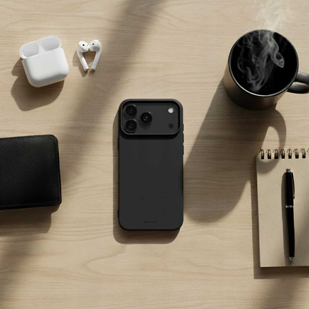 Spacecase Silicone Case 3.0 Iphone 17 Pro Max Black