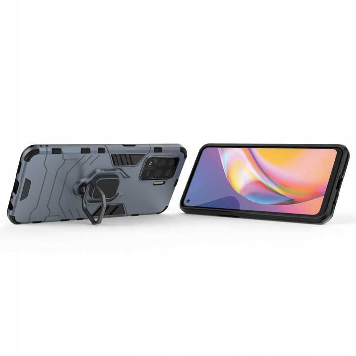 Spacecase X-Ring Oppo Reno 5 Lite Niebieski