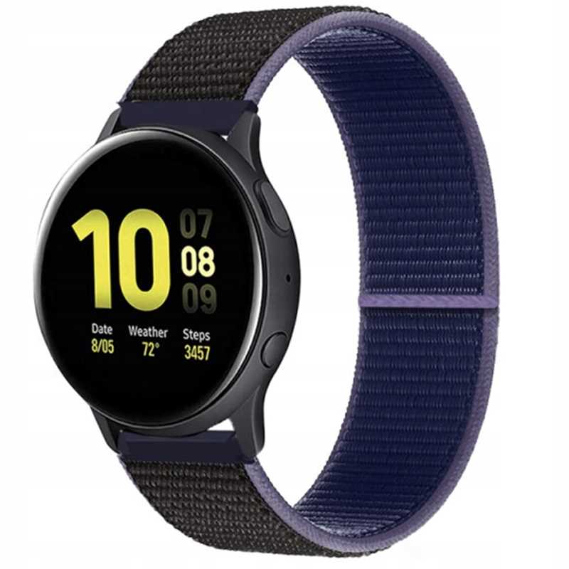 Spacecase Nylon Strap 20mm midnight blue/black