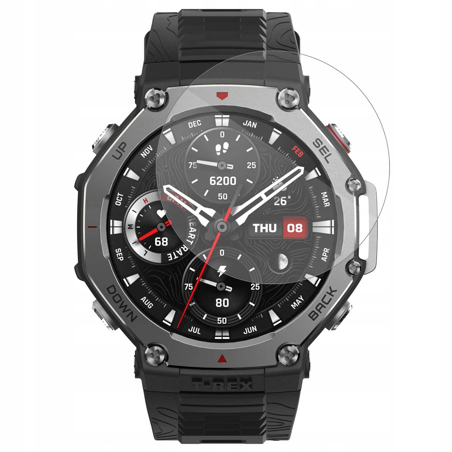 Spacecase Sw Glass 2.5D Amazfit T-Rex 3