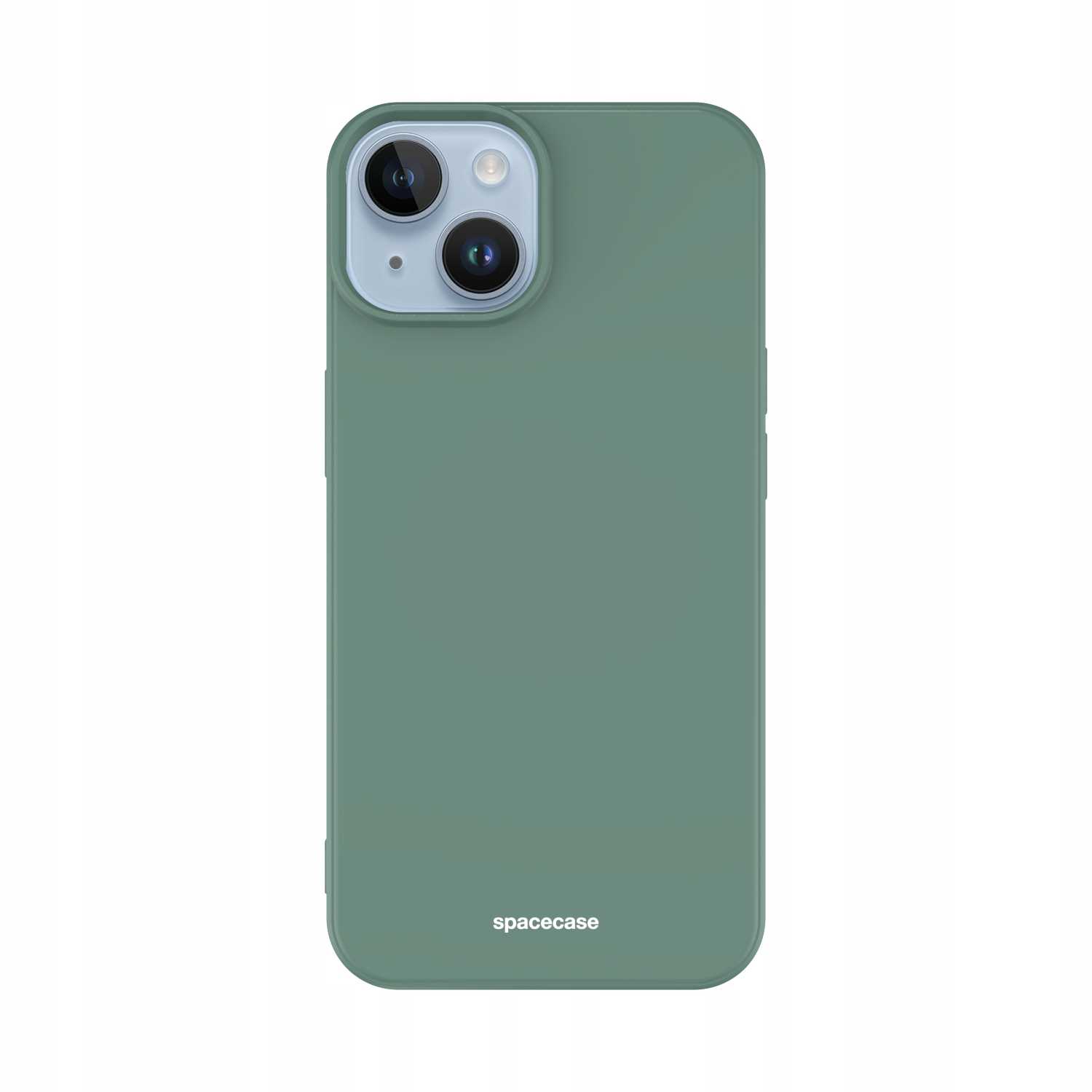 Spacecase Silicone Case iPhone 14 dark green