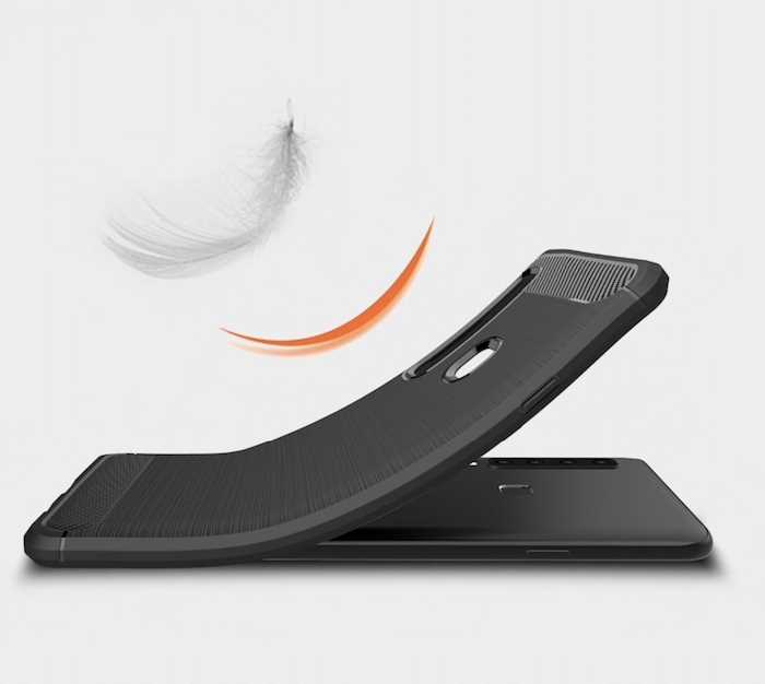 Spacecase Carbon Galaxy A9 2018 czarny