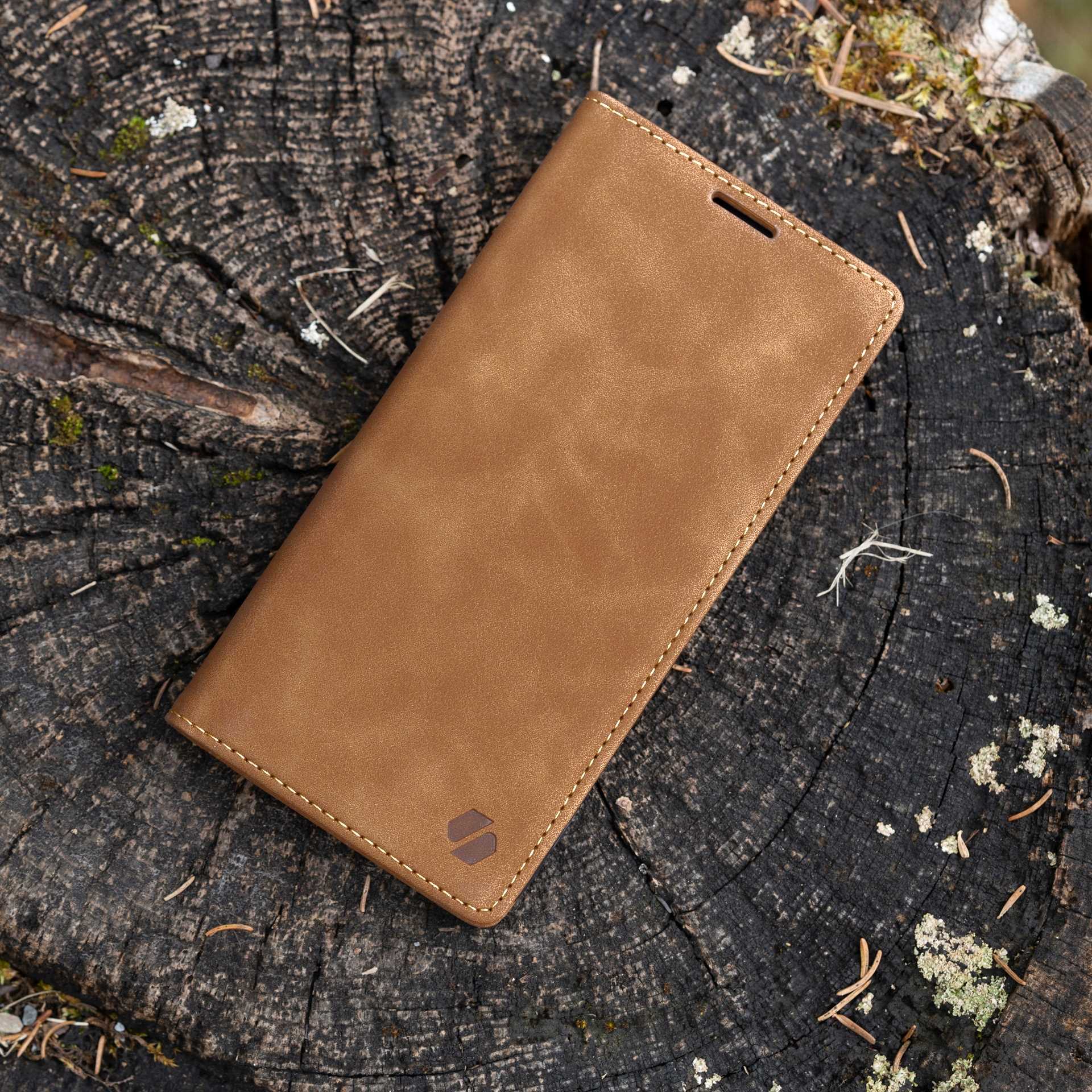 Spacecase Wallet iPhone 13 Mini light brown