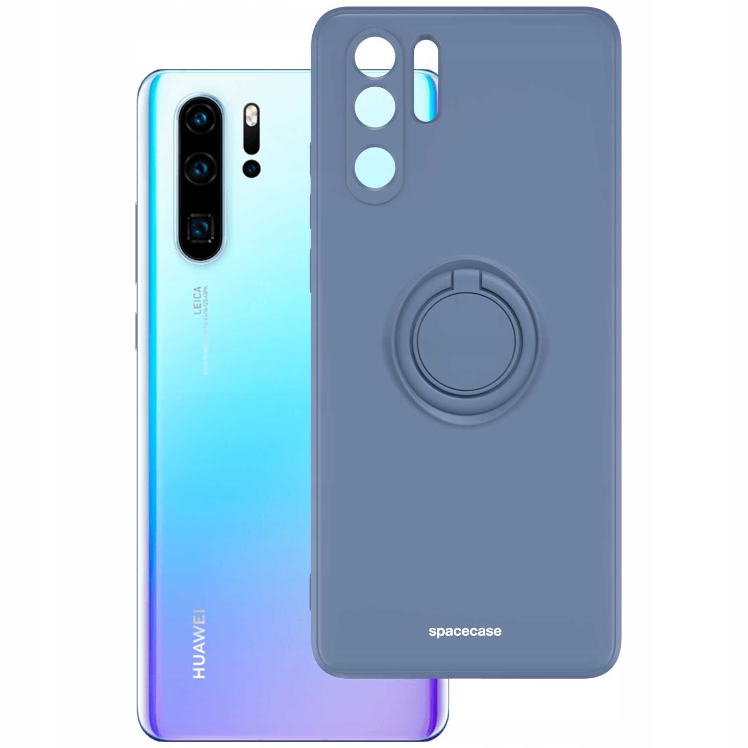 Spacecase Silicone Ring Huawei P30 Pro blue