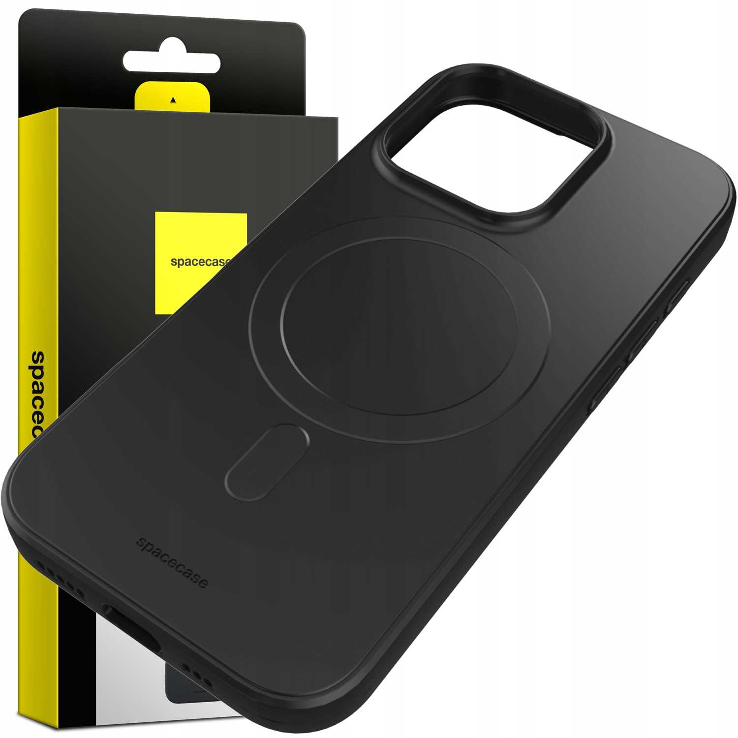 Spacecase Silicone Magnetic Case iPhone 16 Pro black